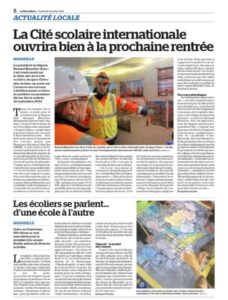 article presse La Marseillaise Le grand bain